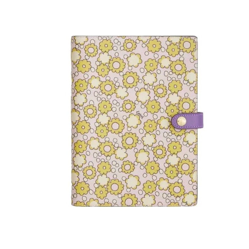 Coach‎ Notebook in Signature Canvas with Floral Print IM/Lilac Multi CBM00 NWT